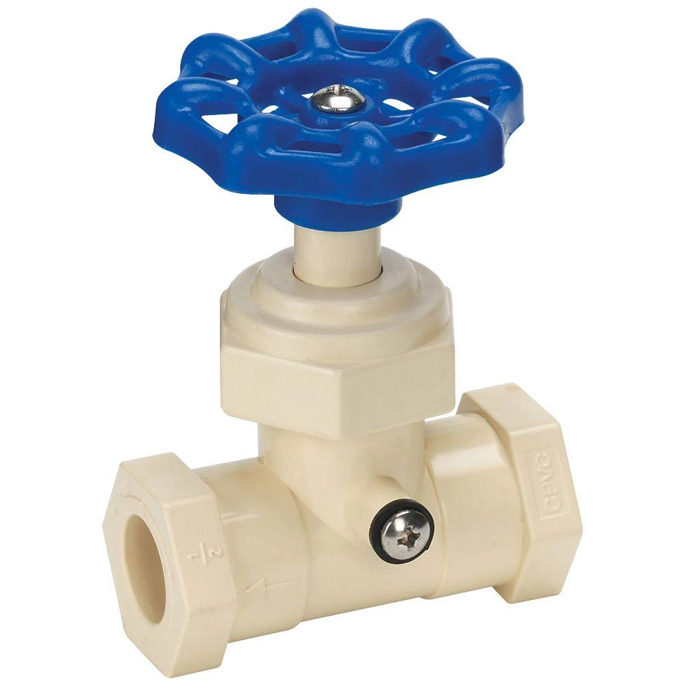 1/2 Inch Cpvc Stop And Waste Valve With Manual Actuation