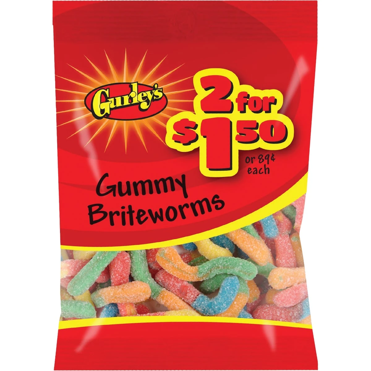 2/$1.50 SOUR NIGHT CRAWLERS