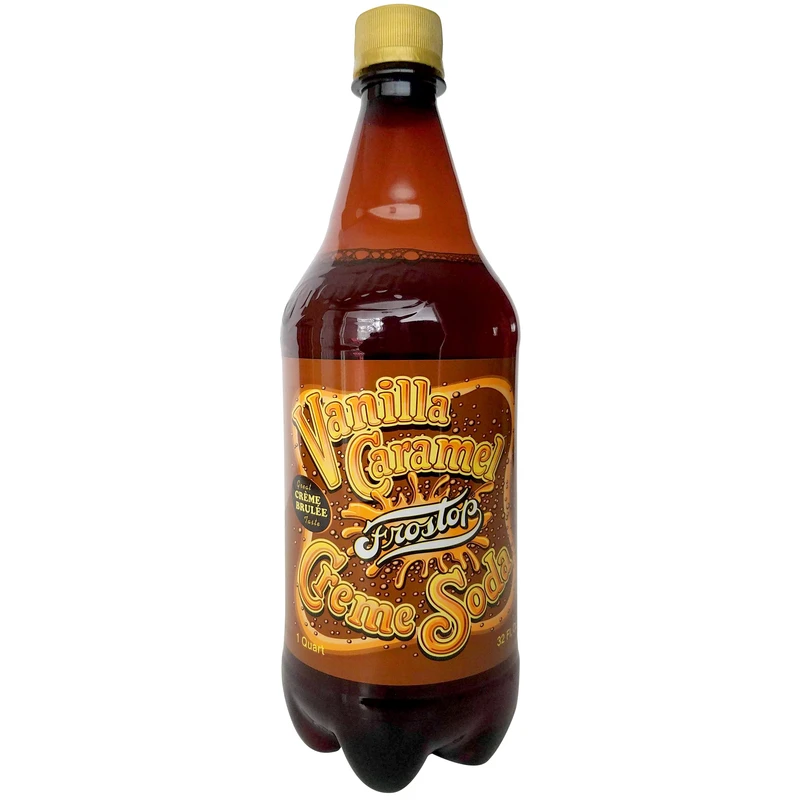 Vanilla Caramel Creme Soda, 32 oz.