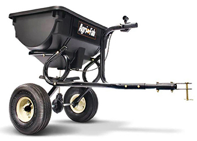 85-pound Tow-behind Broadcast Spreader Model 45-0315 For Lawn Care