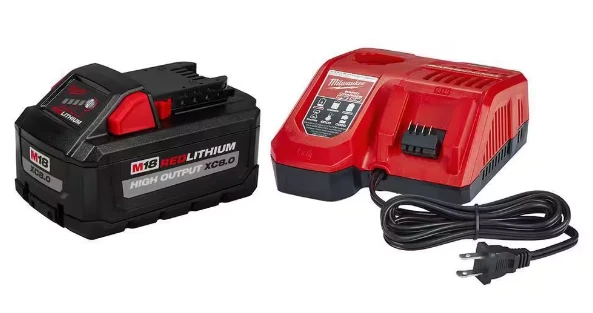 M18 Redlithium Xc8.0 18v 8ah Lithium-ion Battery And Charger Starter Kit 2 Pc