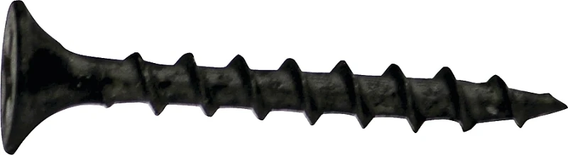 ProFIT 0286079 Screw, #6 Thread, 1-1/4 in L, Coarse Thread, Bugle Head, Phillips Drive, Phosphate, Sharp Point
