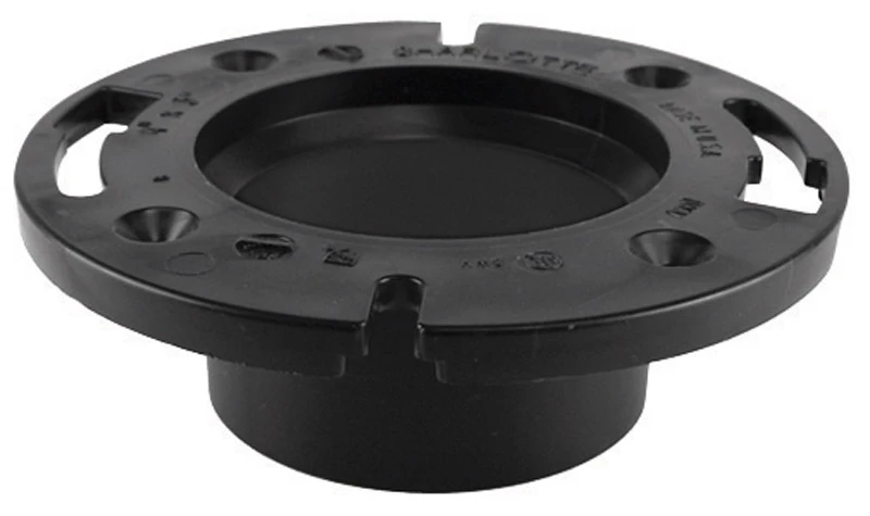 3 In. Hub/inside 4 In. Abs Open Toilet Flange With Plastic Ring