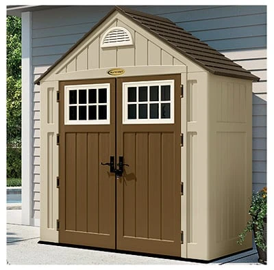 7.5' X 3.5' Resin Storage Shed - Durable Outdoor Solution