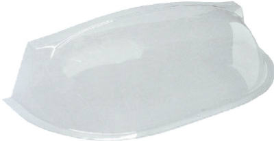 60 In. W X 21.5 In. D Plastic Type D Elongated Window Well Cover