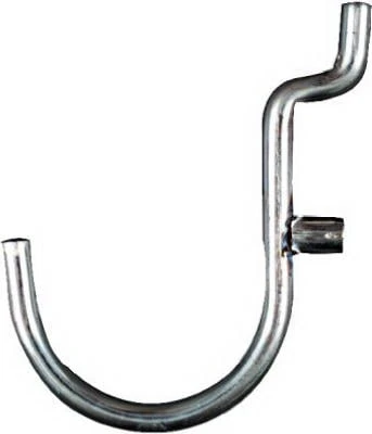 National, N180-646, 6 Pack, 1-1/2', Curved Hook, Galvanized Steel, Heavy Duty
