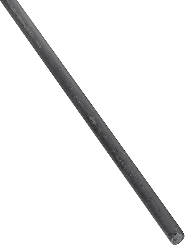 Cold Rolled Smooth Steel Rod, 3/8 Inch Diameter X 72 Inch Length