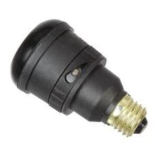 Amerelle Screw-In Gray Floodlight Photocell Lamp Control