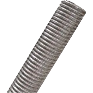 1/4 In. X 6 Ft. Zinc-plated Steel Threaded Rod - 20 Tpi
