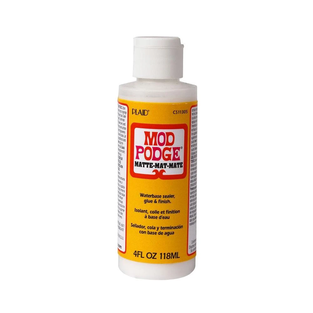 Matte Finish 4 Ounce Decoupage Glue Cs11305 For Crafting And Diy Projects