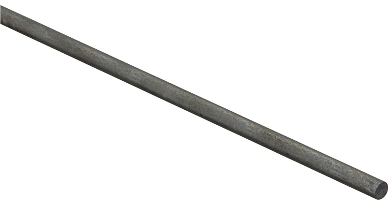 1/4 In. X 6 Ft. Solid Steel Rod For Versatile Applications