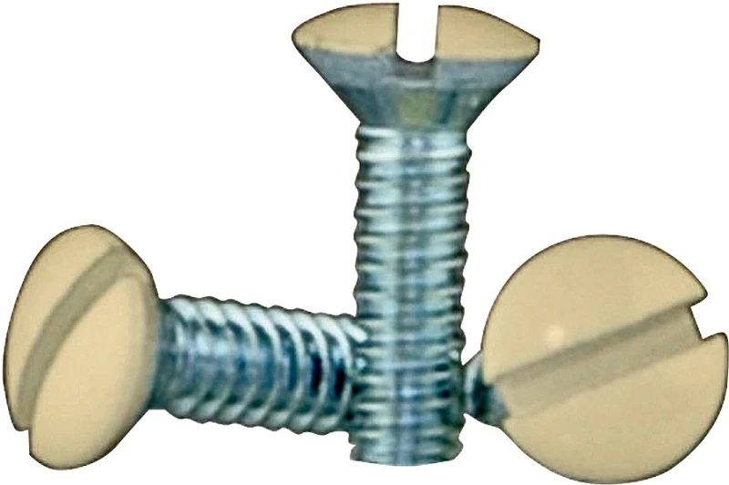 Cooper Wiring 0517094 Cooper Wall Plate Screw&#44; No 6-32&#44; 0.50 in. - Steel