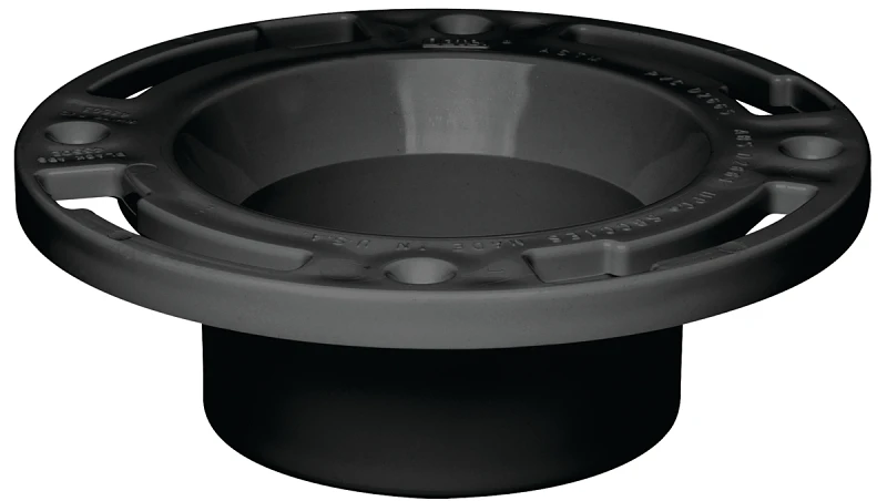 43506 Abs Inside Fit Closet Flange With Test Cap, 3 Inch