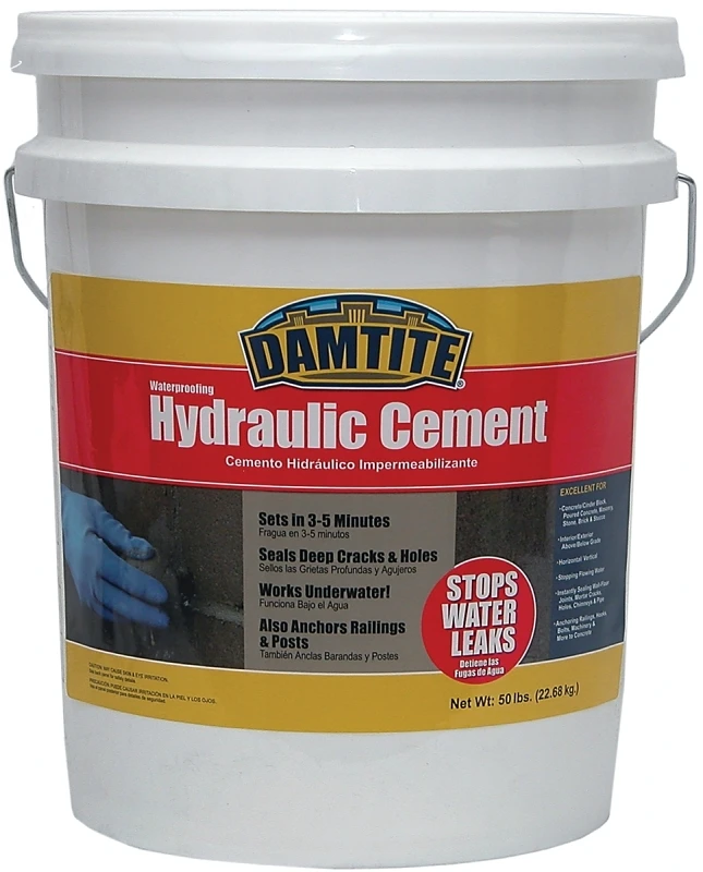 Waterproofing Hydraulic Cement 50 Lb Model 07502 For Concrete And Masonry Repair