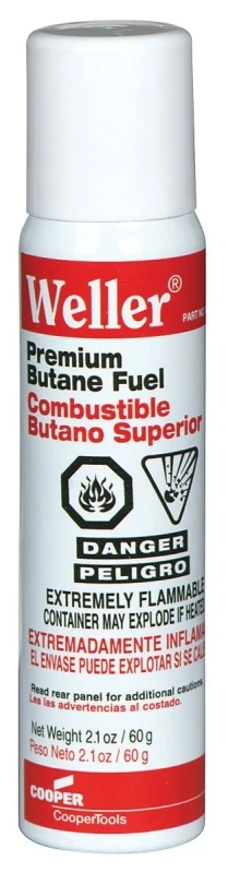 Premium Butane Refills 2.1 Oz Cylinder For Soldering And Heating Applications