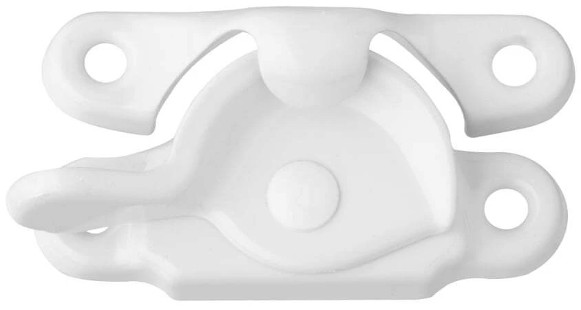 Hardware White Window Sash Lock Model 755891 Aluminum/zinc Construction