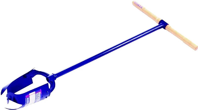 21303 General Purpose Post Hole Auger, 46 In Oal, Steel Blade, Hardwood Handle