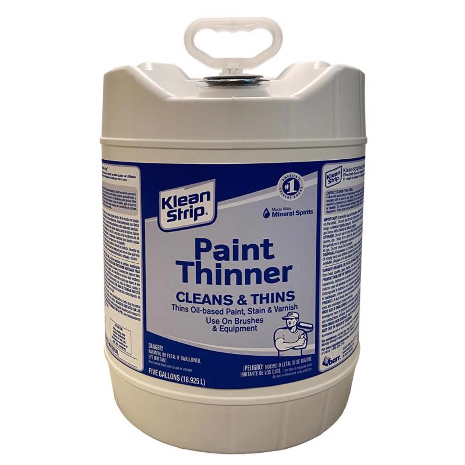 Paint Thinner 5 Gallon - Mineral Spirits For Oil-based Paints