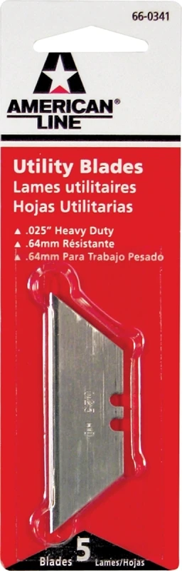 American Safety Razor 66-0341 Heavy Duty 2-notch Utility Blade 0.025 In.