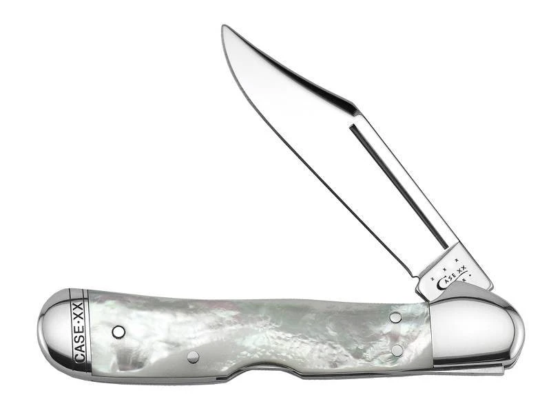 11924 Mini Copperlock Knife With Mother-of-pearl Handle And Stainless Steel Blade
