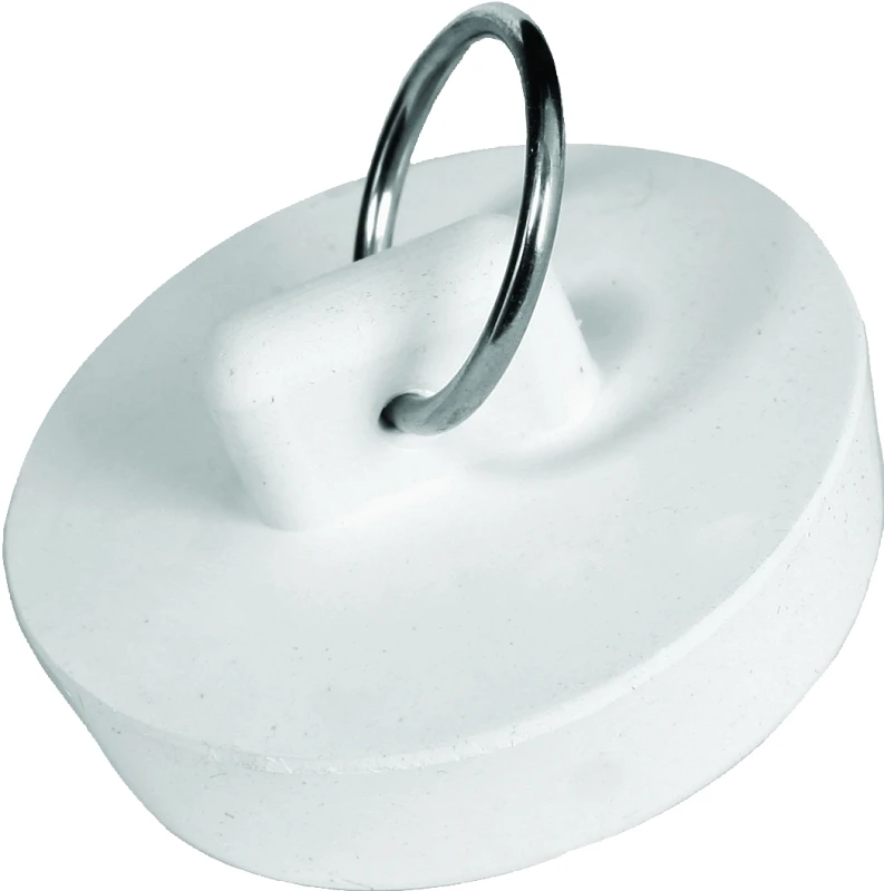 White Drain Stopper 1-5/8" X 1-3/4" Model Pmb-471 For Indoor And Outdoor Use
