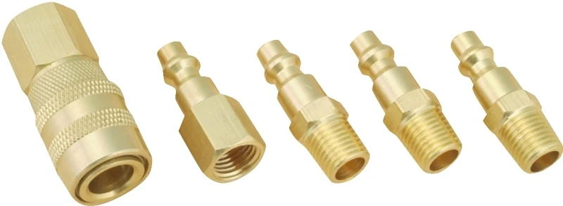 Mintcraft DZA019 Solid Brass Coupler Set 5 Piece