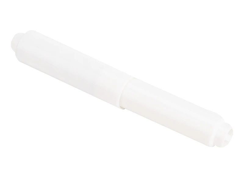 Lbe02002-51-07 White Plastic Spring-loaded Toilet Paper Roller