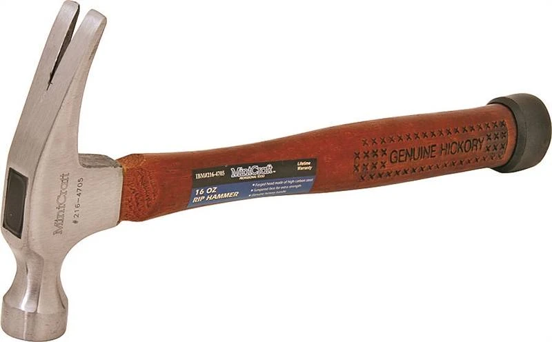 16 Oz Rip Claw Hammer, 13 In Oal, Forged Steel, Model Jl20142
