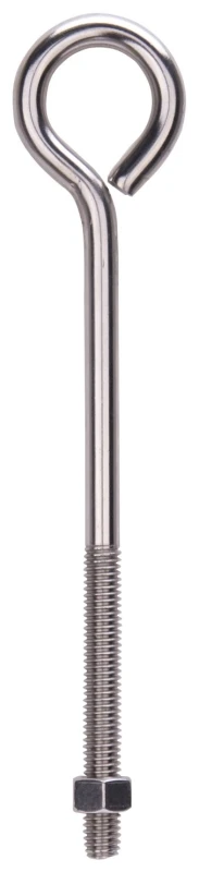 Mintcraft LR300 0.37 x 8 in. Stainless Steel Eye Bolt With Nut