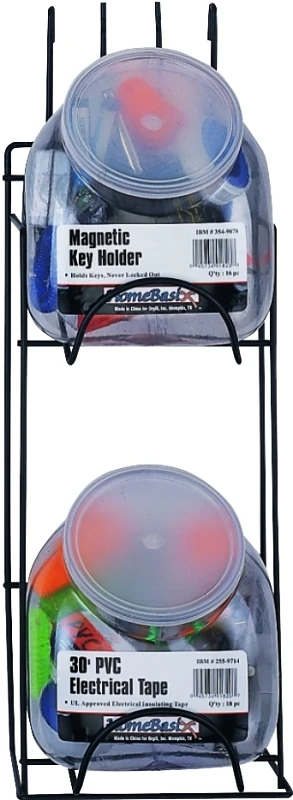M59995 Metal Display Rack For 2 Jars, 10 Lb Capacity, 2-pack, 36.61 In H