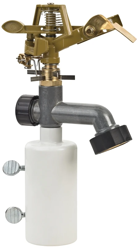 Gm291 Metal T-post Lawn Sprinkler With Adjustable Coverage