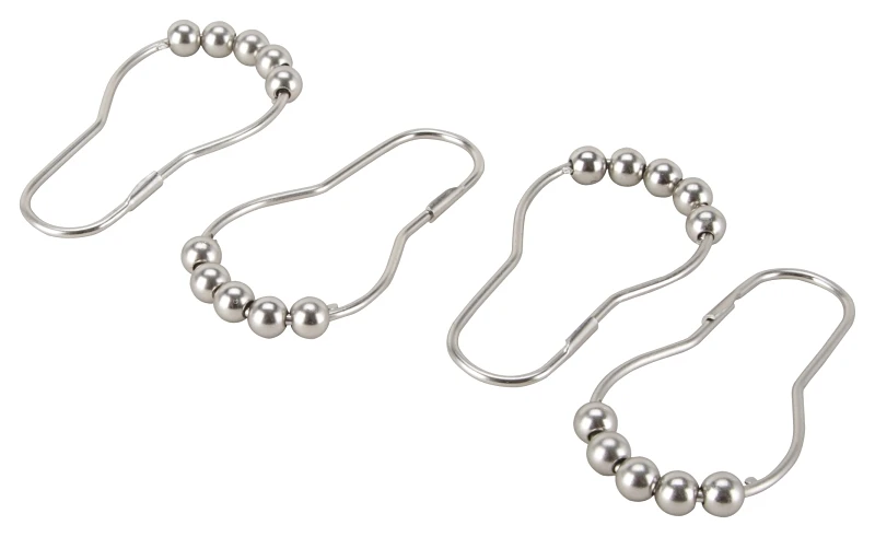 Sd-bh-sn Roller Ball Curtain Hook, Satin Nickel Finish, Durable Design