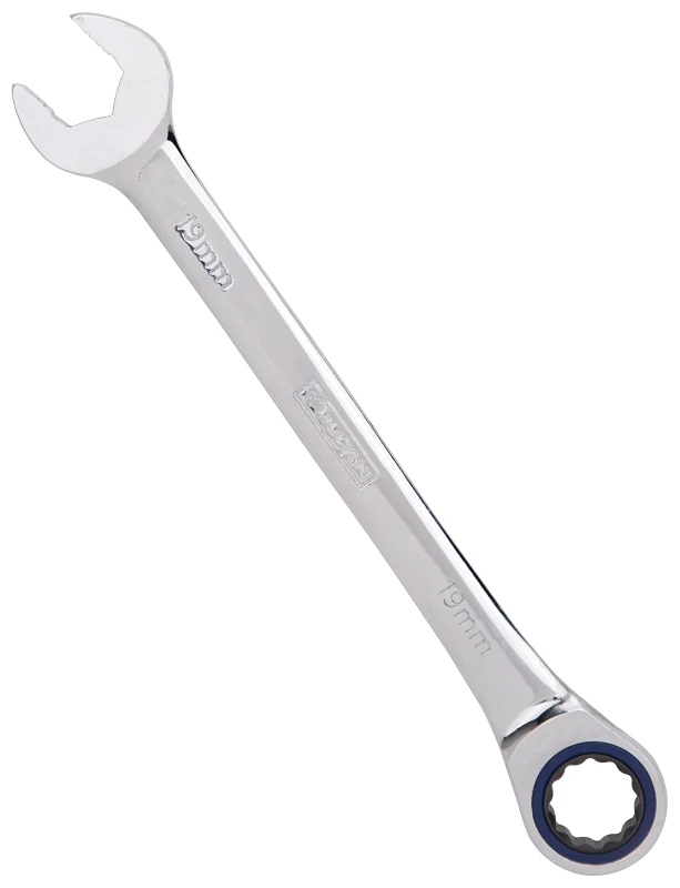 Pg19mm 19mm Ratchet Wrench - 72 Tooth, Chrome Vanadium Steel