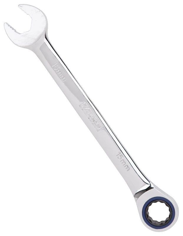 Pg15mm 15mm Ratcheting Combination Wrench - Chrome Vanadium Steel
