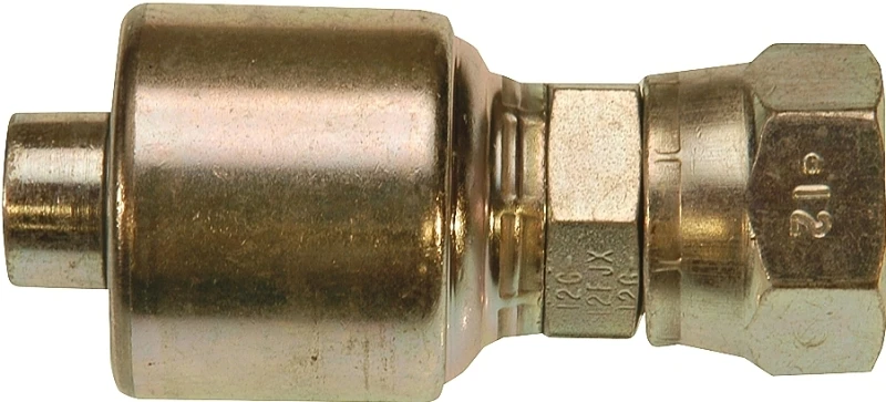Megacrimp G25170-1212 12g-12fjx Female Hydraulic Hose Coupling, 3/4" Id, Zinc Plated, Pack Of 5
