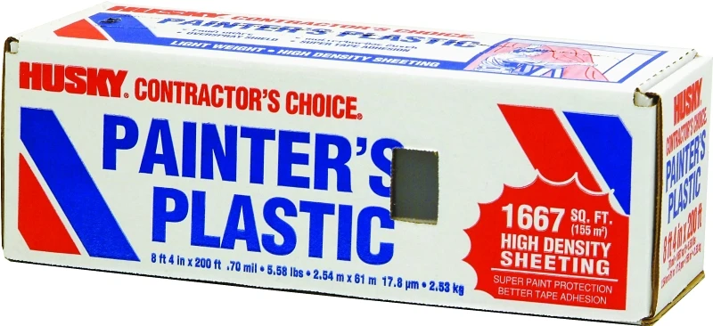 070100h 8 Ft 4 In X 200 Ft 0.7 Mil Heavy-duty Painter's Plastic Sheeting