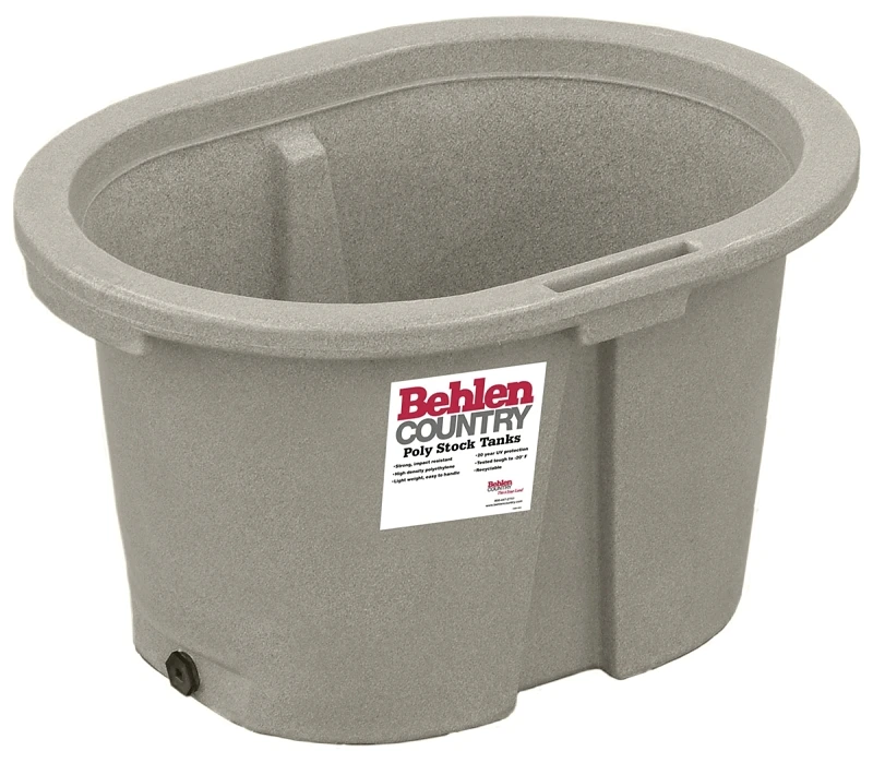 223 Poly Round End Tank, Granite Tan, 65 Gallon Capacity