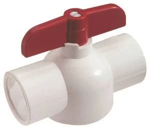 Ebv-0500-s 1/2 Inch Slip Pvc Ball Valve, Schedule 40, 2 Ports