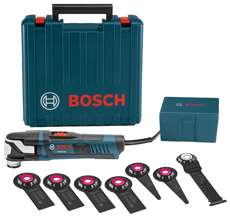 5.5 Amp Starlockmax Oscillating Multi-tool Kit With Case - 8 Pieces