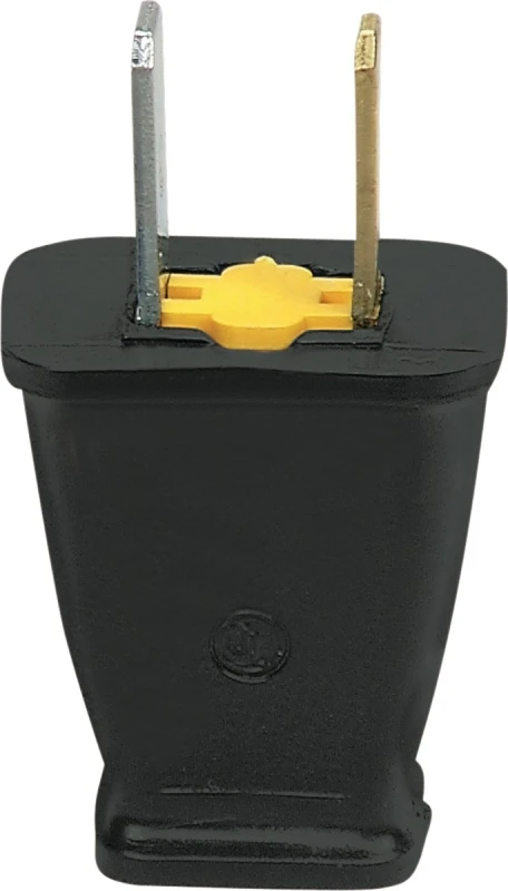 Sa540 15a 125v Black Plastic Polarized Cord Plug