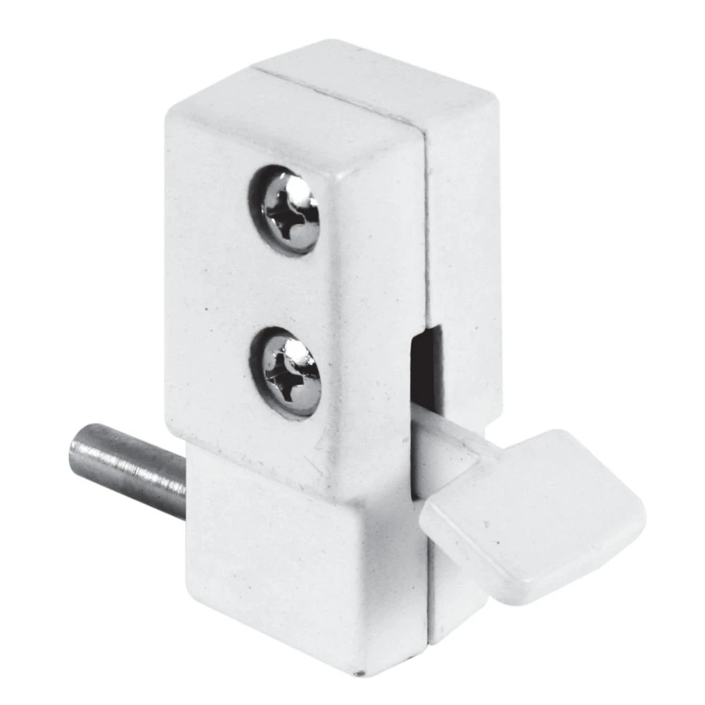 U 9879 White Step-on Sliding Door Lock For Patio Doors