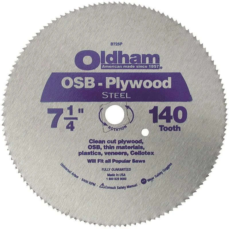 Oldham 4507299 Plywood Blade 7.25 In.