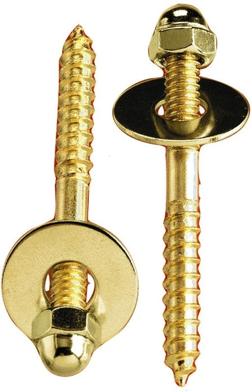 0261420 Toilet Screw Set0.25 x 2.5 - Case of 6