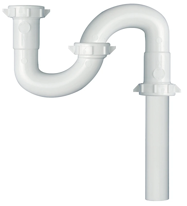 1-1/2 Inch Plastic S-trap With Slip Joint Connection, Model Pp20663