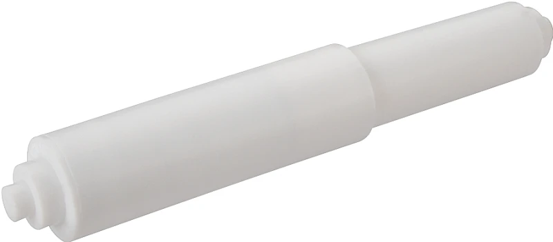Plastic Tissue Paper Roller Holder, White, Model Pmb-001-3l, Durable Plastic Construction