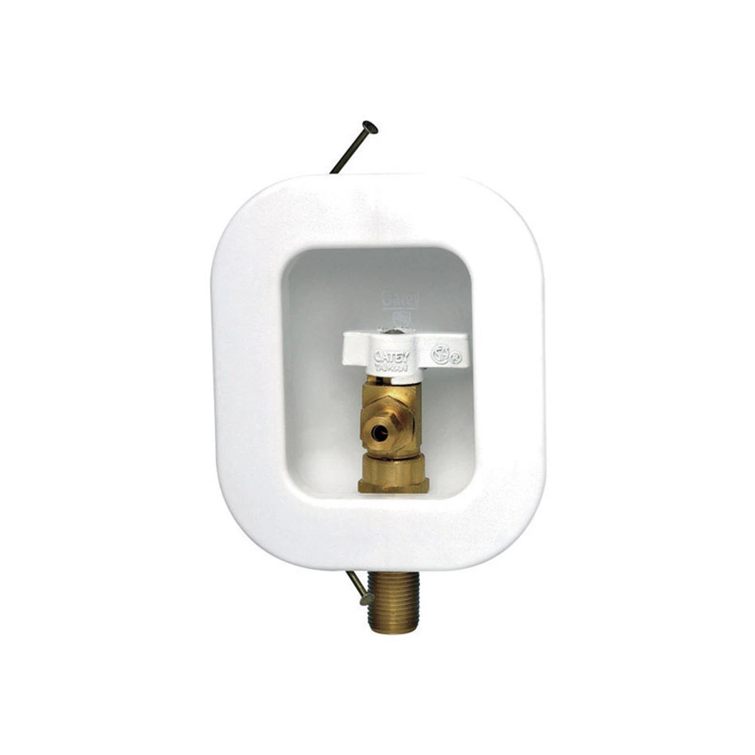 12k Ice Maker Outlet Box With Preloaded Nails And Low-lead Valves