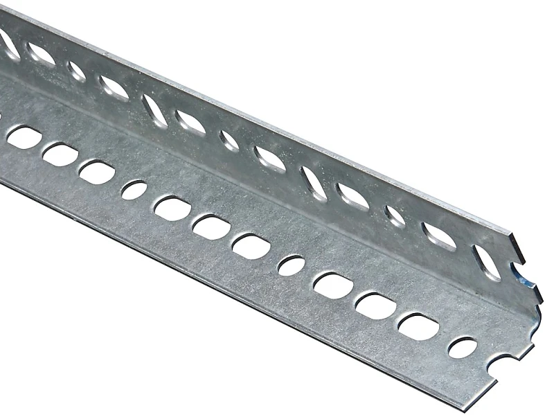 Slotted Steel Angle 1-1/2" X 96" For Construction And Repair