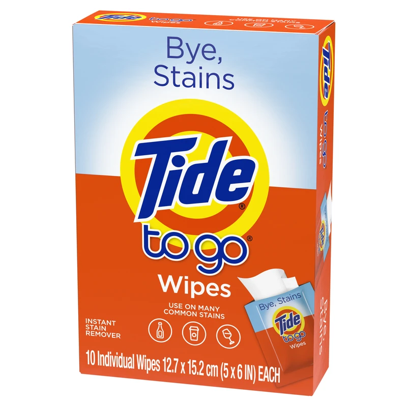 To Go Instant Stain Remover Wipes, 10-Ct.