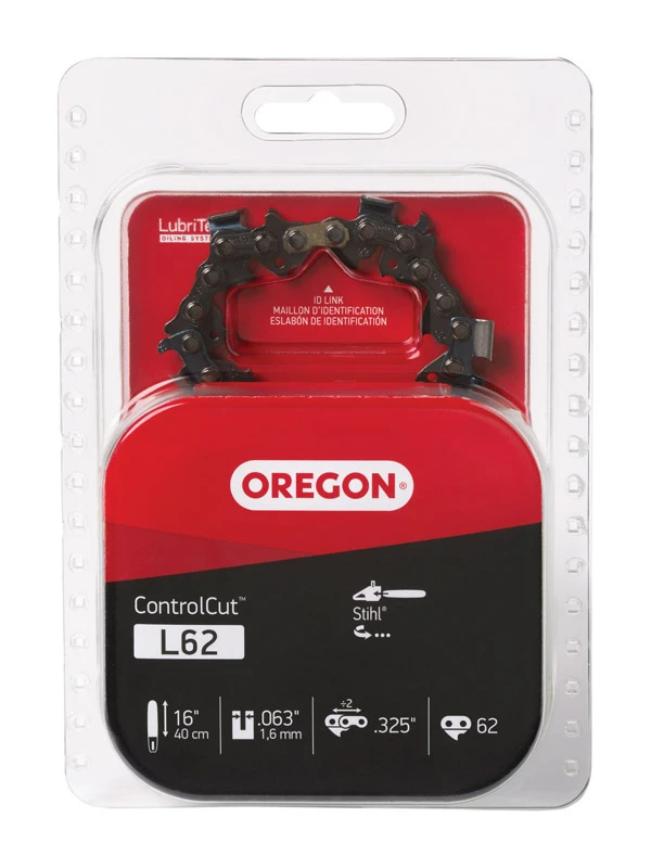 Controlcut L62 Chainsaw Chain For 16 In. Bar - 62 Drive Links - Low Kickback