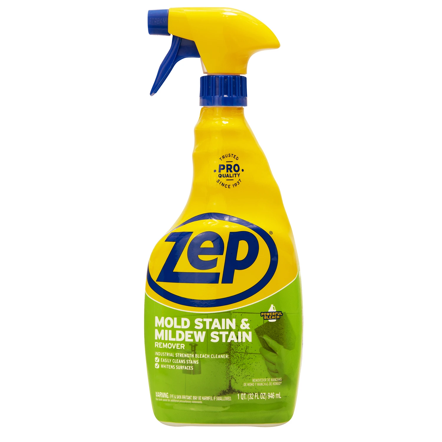 32 Oz. Mold & Mildew Stain Remover Spray - Trigger Spray Bottle
